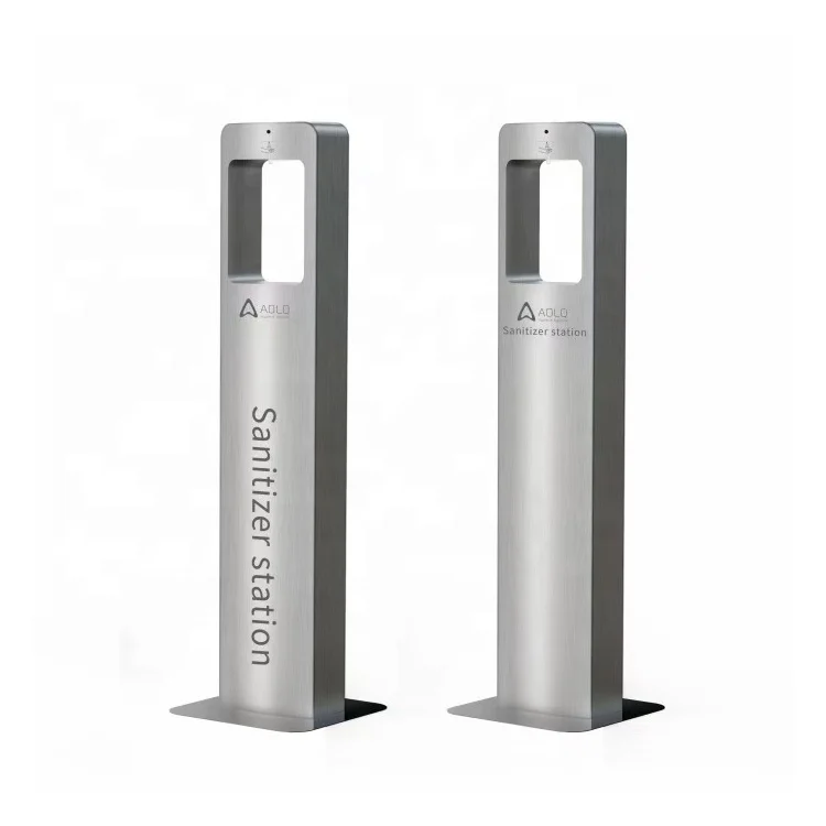 

Floor Standing 2* 5L Automatic Stainless Steel Auto Soap Dispenser Disinfection Station Sanitizing Sanitizer Station