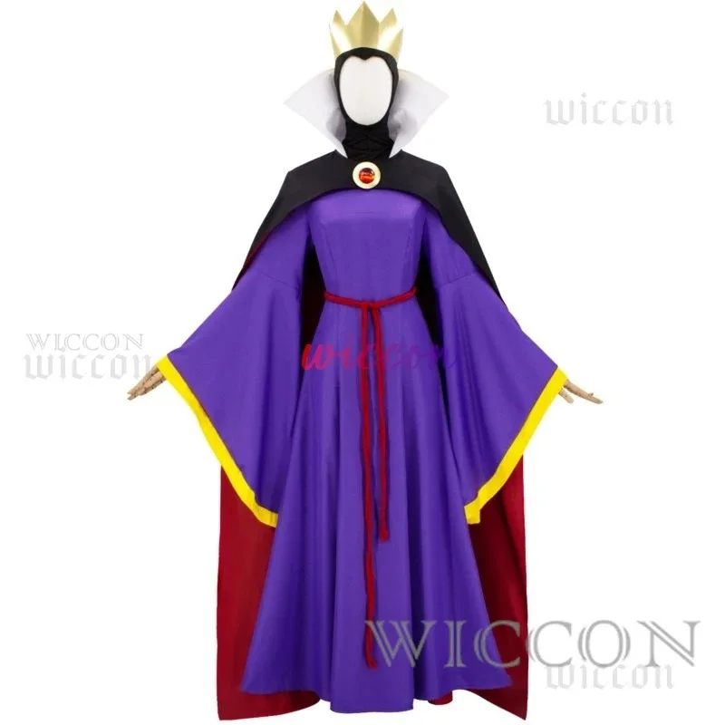 

NewSnow Cos White Evil Queen Cosplay Costume with Crown Evil Queen Costume Villainous Woman Cosplay Costume Halloween Costumes20