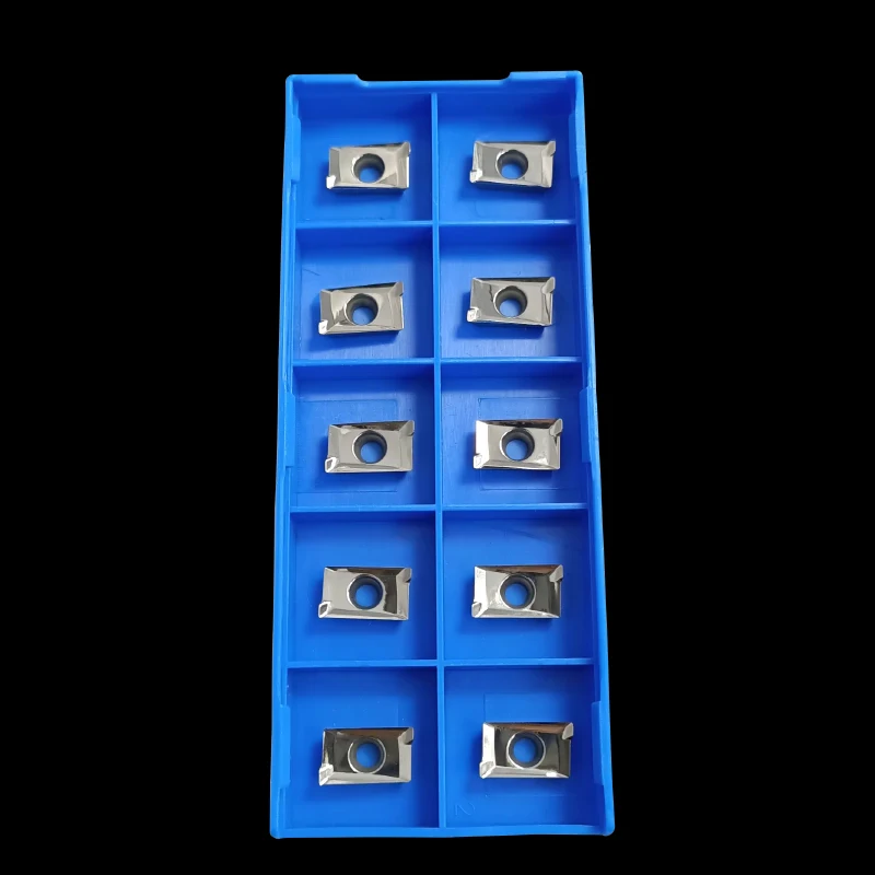 10pcs CNC Turning Insert for Aluminum Copper PU Nylon Rubber PVC Boring Insert Carbide Tip External Internal Turning Chipbreaker