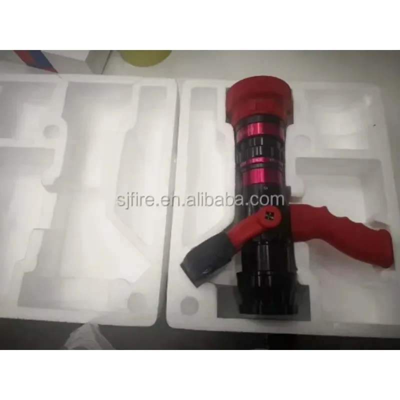 High quality Red Colour Selectable Flow Pistol Grip Jet Spray Fire Hose Nozzle