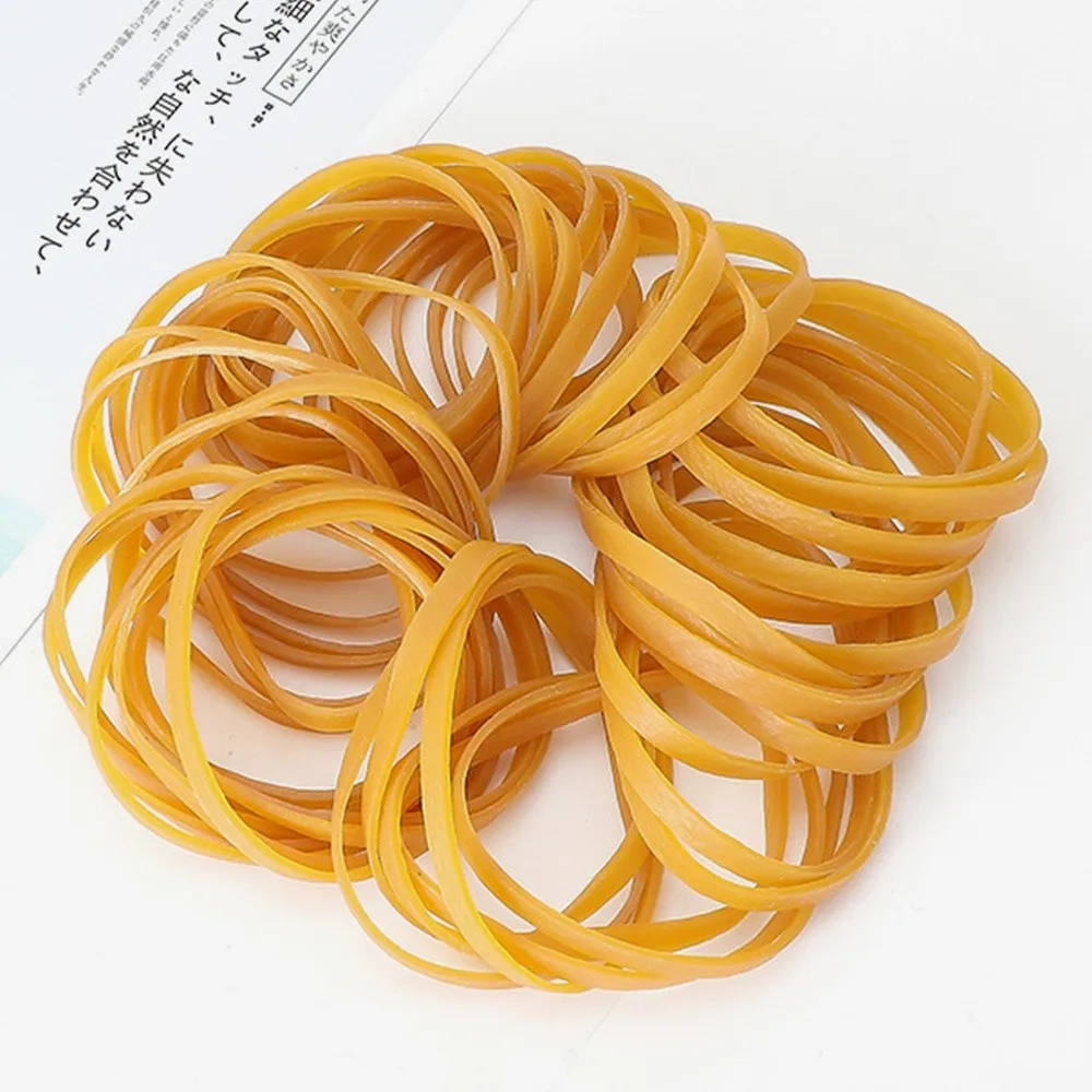 

20/300Pcs Heavy Duty Black Rubber Bands Stretchable Sturdy Rubber Elastic Band Thick Durable Strong Rubber Ring Office Supply