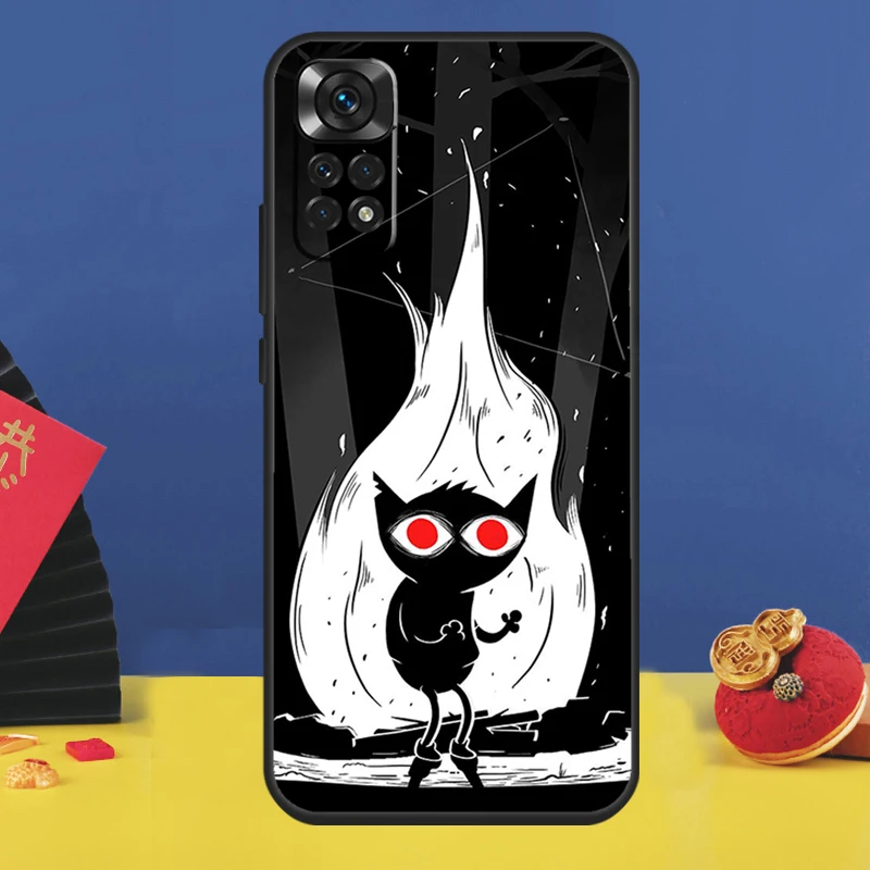 Cat Game Night In The Woods Phone Case For Xiaomi Redmi Note 11 Pro Note 10 Pro 12 8 9 Pro 9S 10S 11S 12C 9C 10C Funda