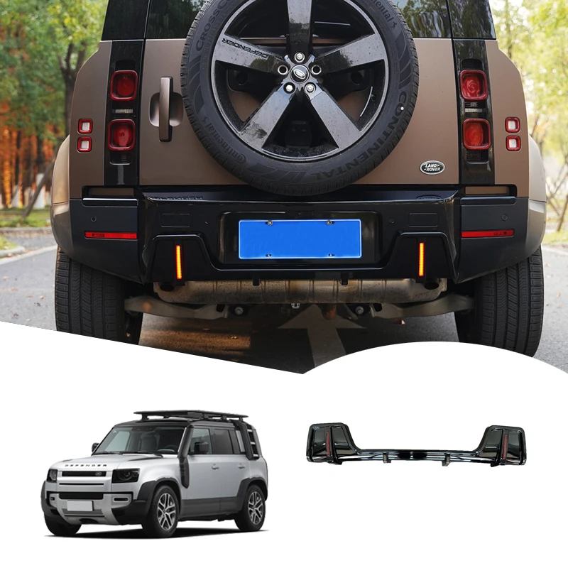 

Rear Lip with light Car Guard Protection rear lip side skirt tail for Land Rover Defender 2022 2023 2021