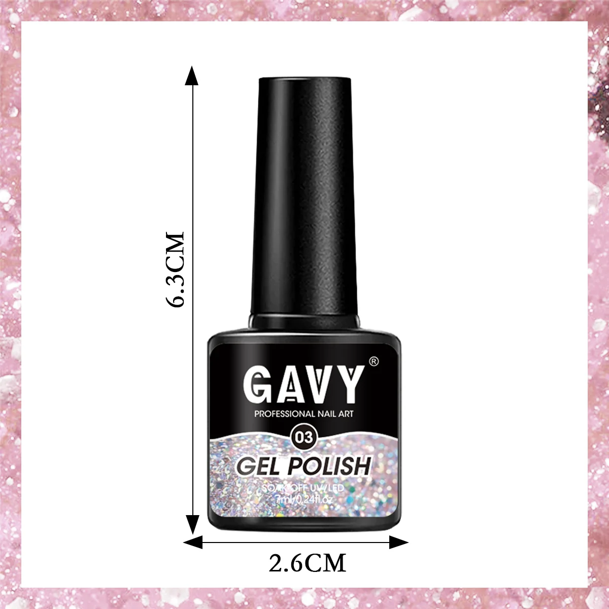 GAVY Smalto per unghie gel flash anti-allergia da 7 ml, colore duraturo, adatto a tutte le occasioni, per donne e saloni domestici