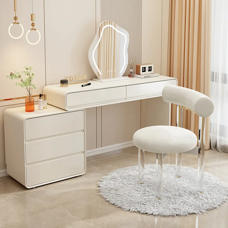 

Dresser modern integrated cabinet small apartment bedside cabinet bedroom solid wood makeup table