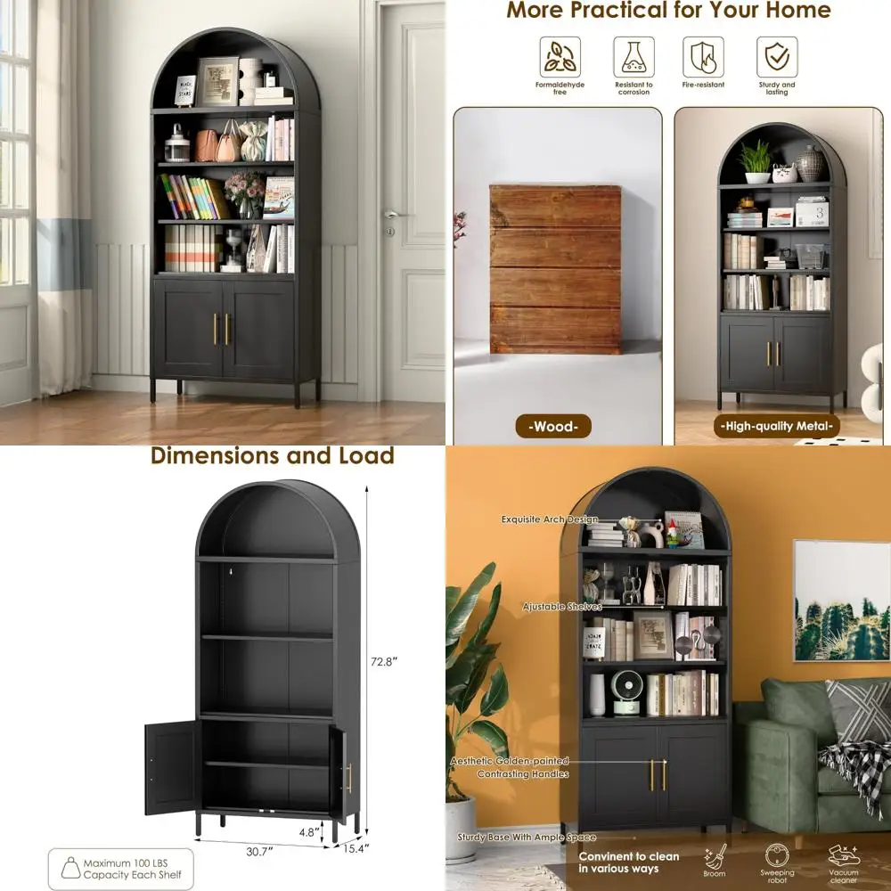 

Large Indoor Cat Tree Tower with Space Capsule, Sisal Scratching Post, Multi-Level Perches, and Hanging Balls for Adult Cats