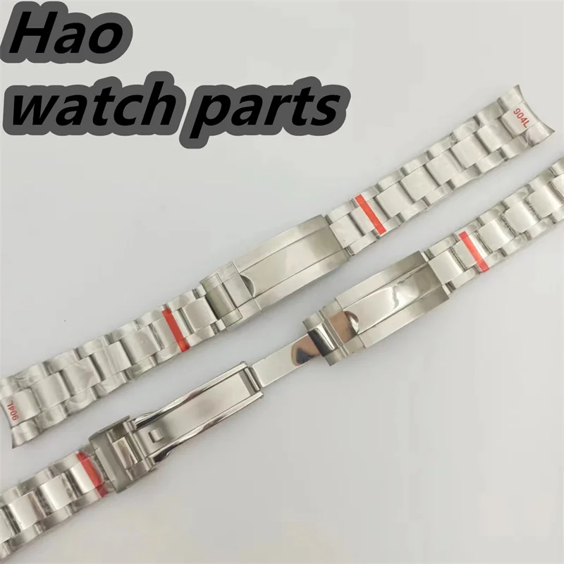 سوار ساعة بسوار من الفولاذ المقاوم للصدأ ، إبزيم قابل للطي ، حزام حافظة ميوكسي ، 20 من من من من الفولاذ المقاوم للصدأ ، 904L ، 36 من ، 39 من ، 40 من ،