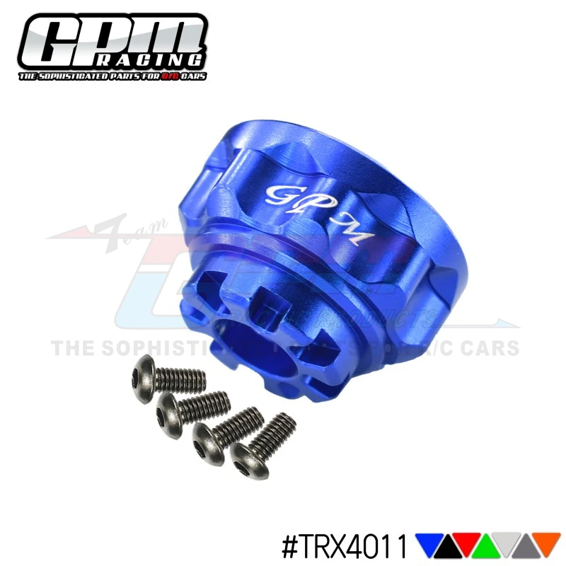 GPM ALUMINUM FRONT/REAR DIFFERENTIAL CARRIER-5PC SET For 1/10 TRX4 DEFENDER TRAIL CRAWLER-82056-4