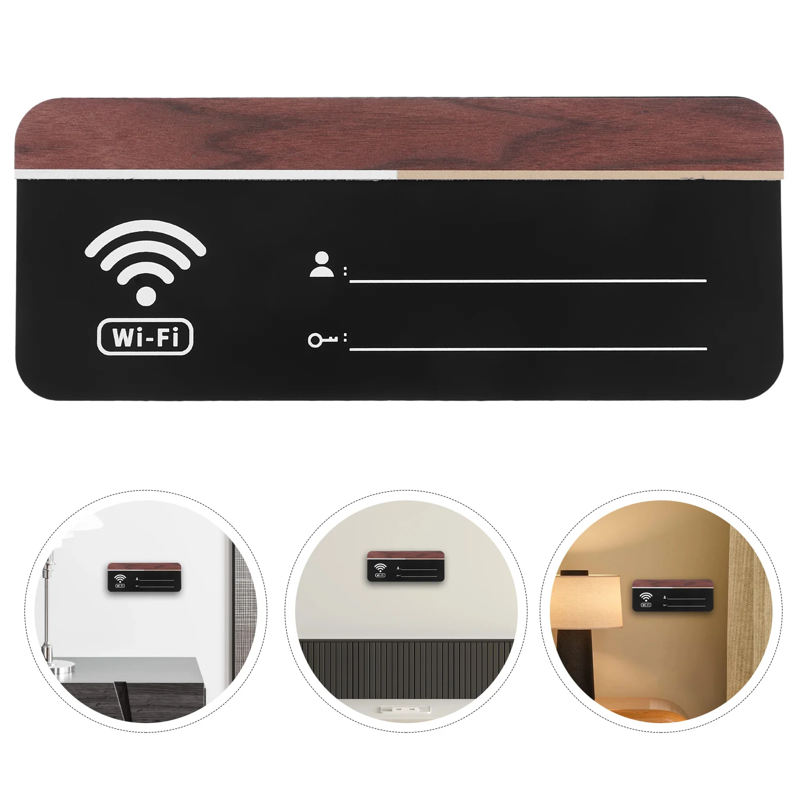 

Acrylic WiFi Password Sign for Guest Room Home Business Easy Installation WiFi Reminder Password Board Handwriting Store Signs