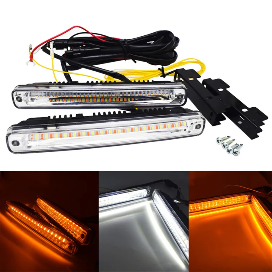 

Fog Lamp Signal Light Daytime Running Drl Yellow White 12v Car Led Super Blowing Turn
