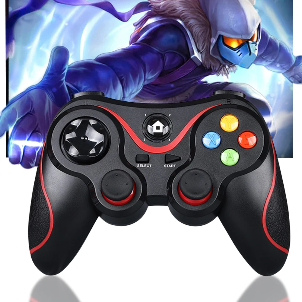 

Беспроводной игровой контроллер V8 2.4G с двойной вибрацией для Android/iOS/ПК/PS3/Switch/мобильных телефонов