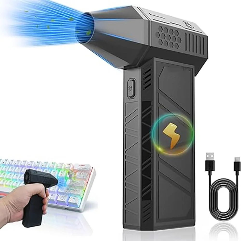 

Многоразовый мини-турбоструйный вентилятор, компьютерная клавиатура, электроника, высокоскоростной канальный вентилятор, прочный пылесос со сжатым воздухом