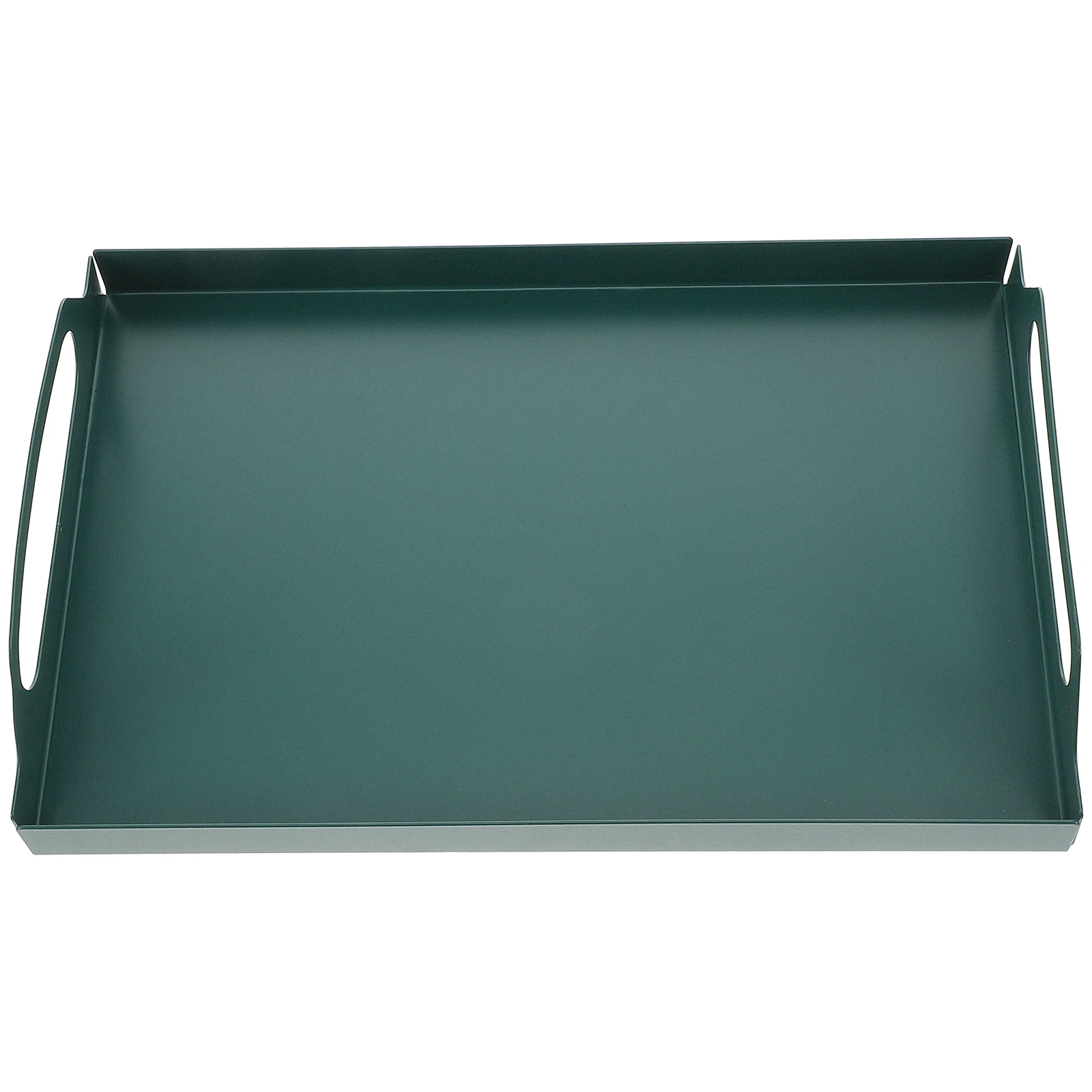 

Iron Rectangular Decorative Serving Tray For Tea Cup Snack Dessert Appetizer Coffee Table Organizer Metal Storage Tray Home