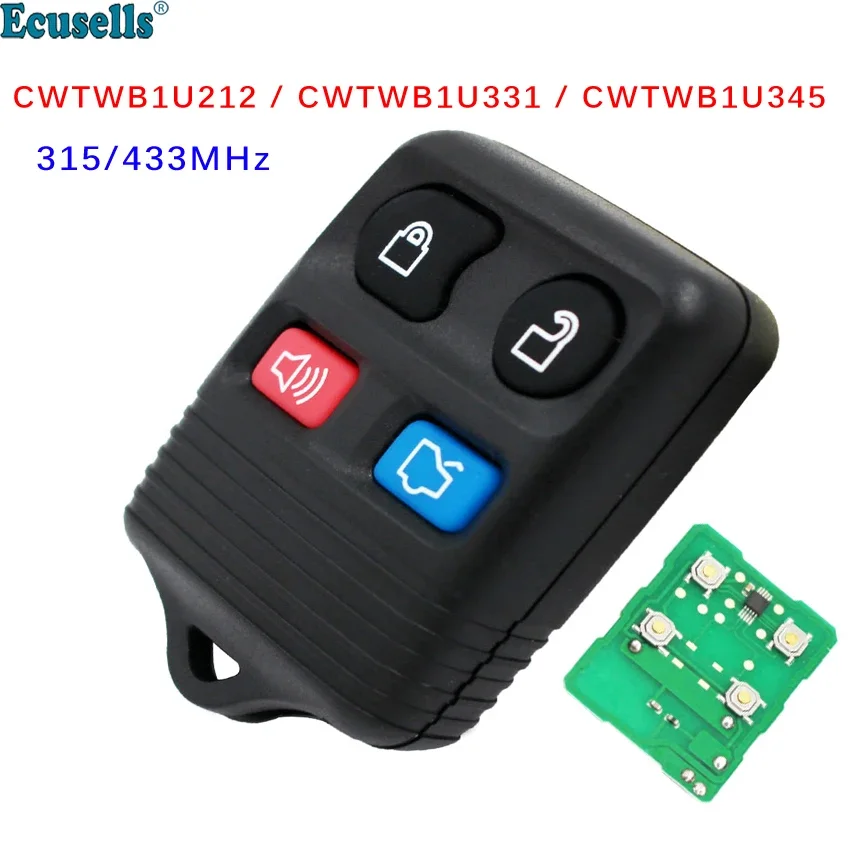 

Remote Key Transit Keyless Entry Fob 315mhz 433MHz For Ford Espace F150 F250 F350 FOR Mecury for Mazda CWTWB1U331 CWTWB1U212