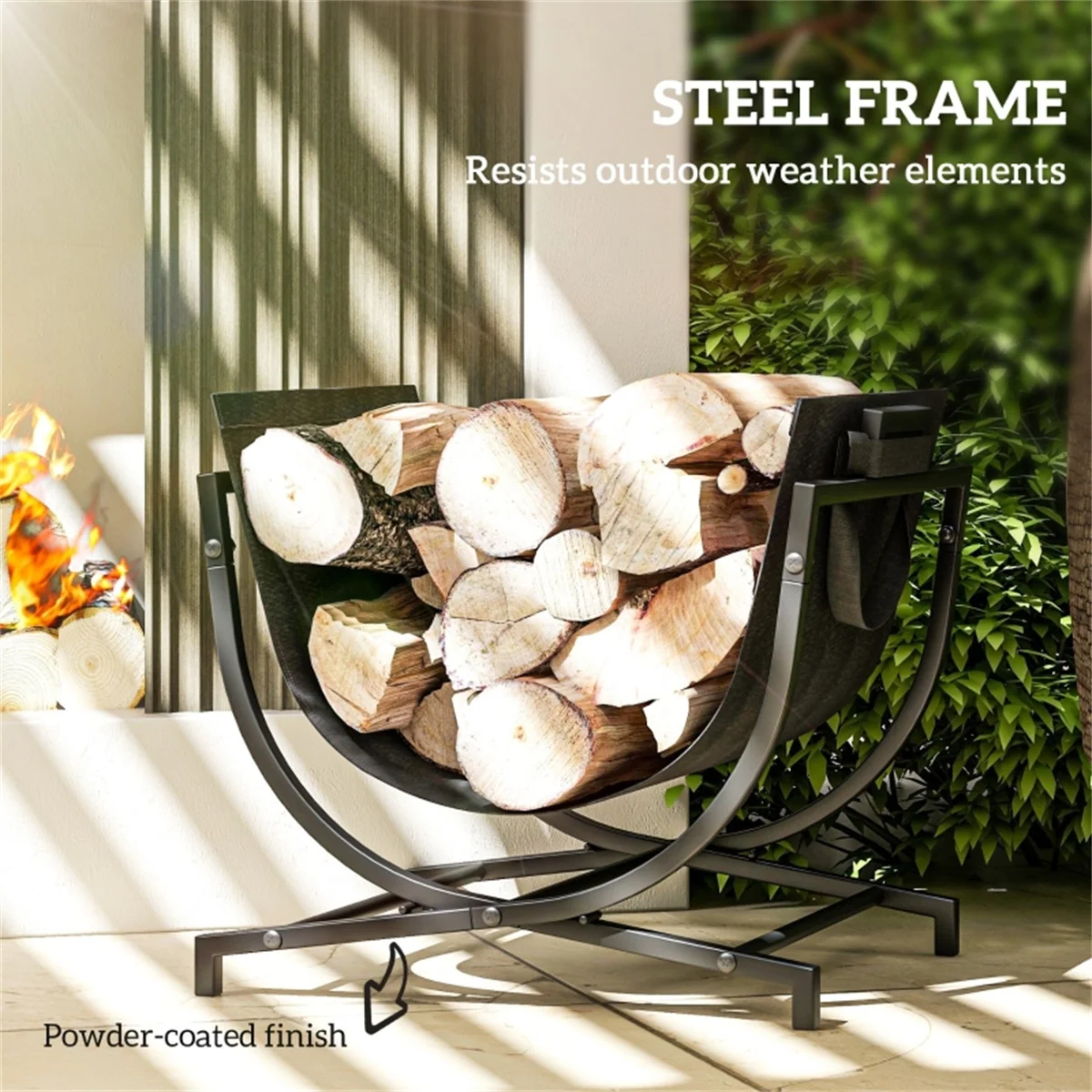 Outdoor Furniture Firewood Rac - Outdoor Furniture Heavy Duty recension och pris