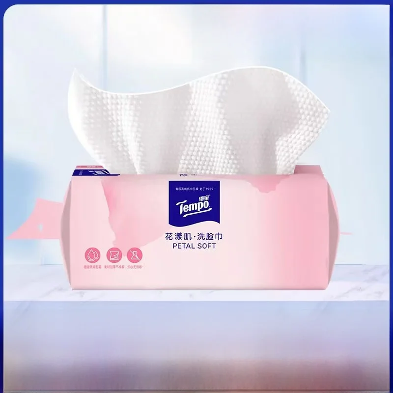 Tempo Asciugamano delicato usa e getta da appendere Ding Baby può utilizzare asciugamano viso che fiorisce la pelle del bambino disponibile Materiale in fibra stiy