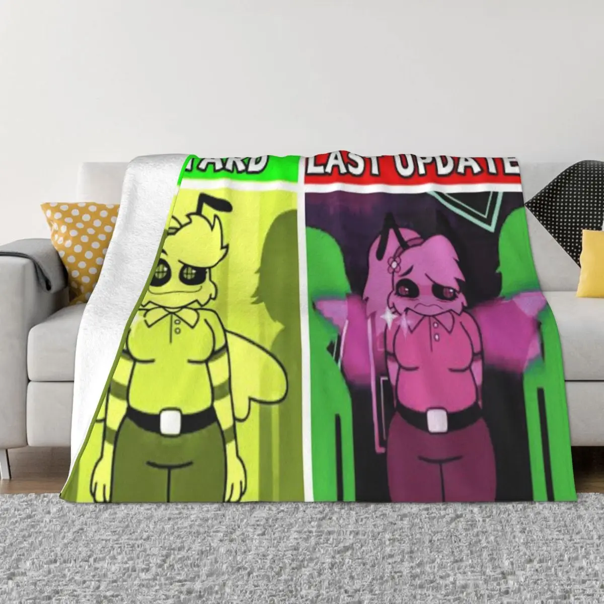 

Incredibox Game 001023 Одеяла в стиле аниме, пляжное одеяло, одеяла для пар, зимнее теплое одеяло, одеяло