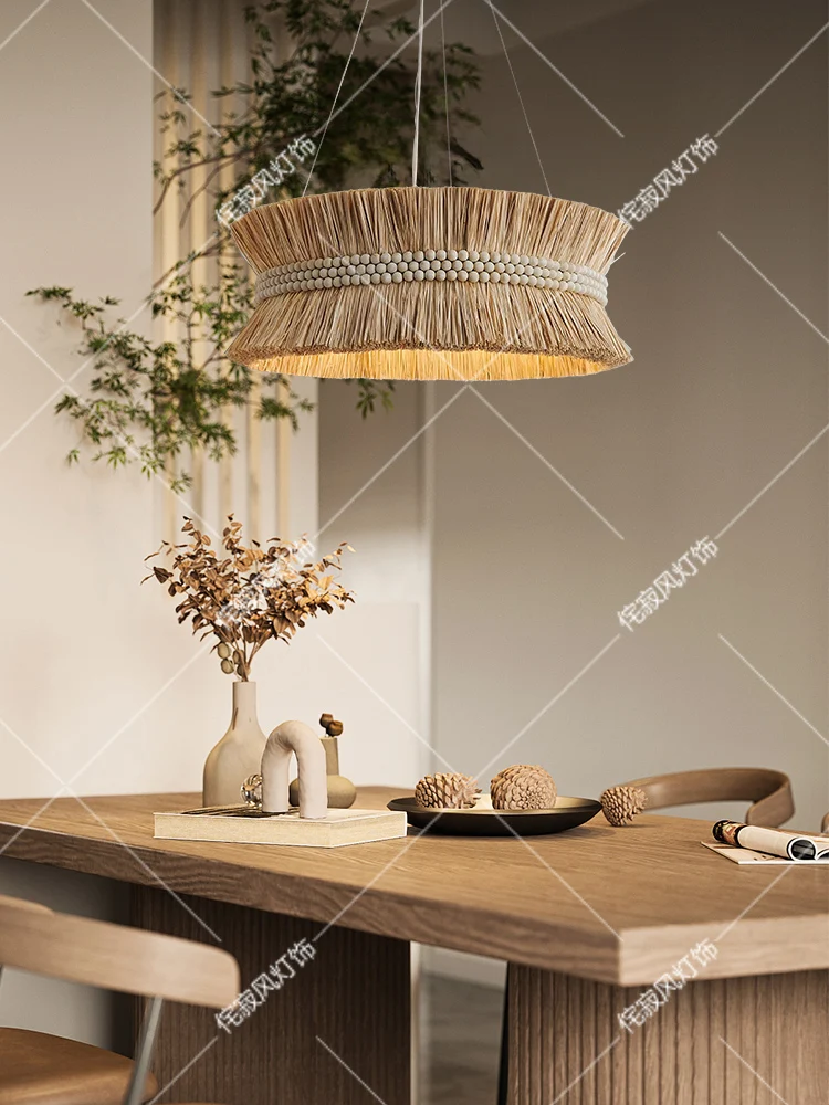 

Japanese Retro Restaurant Pendant Light Wabi Sabi Style Living Room Bedroom Study Room Homestay Farm Tea Room Decoration Lafite