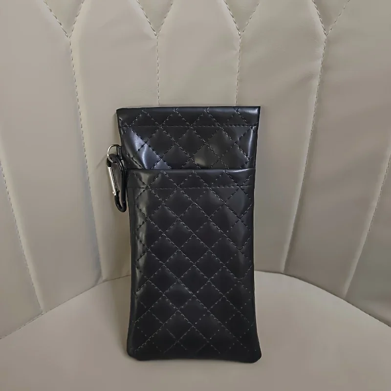 1Pc Double-Layer Glasses Storage Bag Soft Glasses Box Mobile Phone Sunglasses Glasses Bag