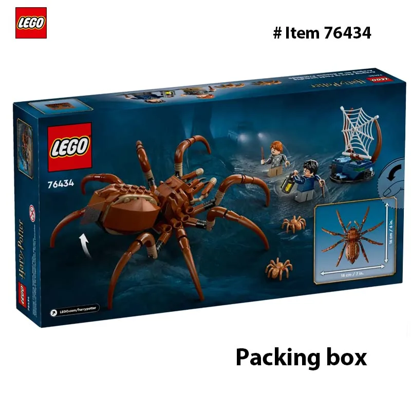 LEGO 76434 Harry Potter - Aragog in The Forbidden Forest Set with Spiders  Magical Creatures Figurines 2 Character Minifigures