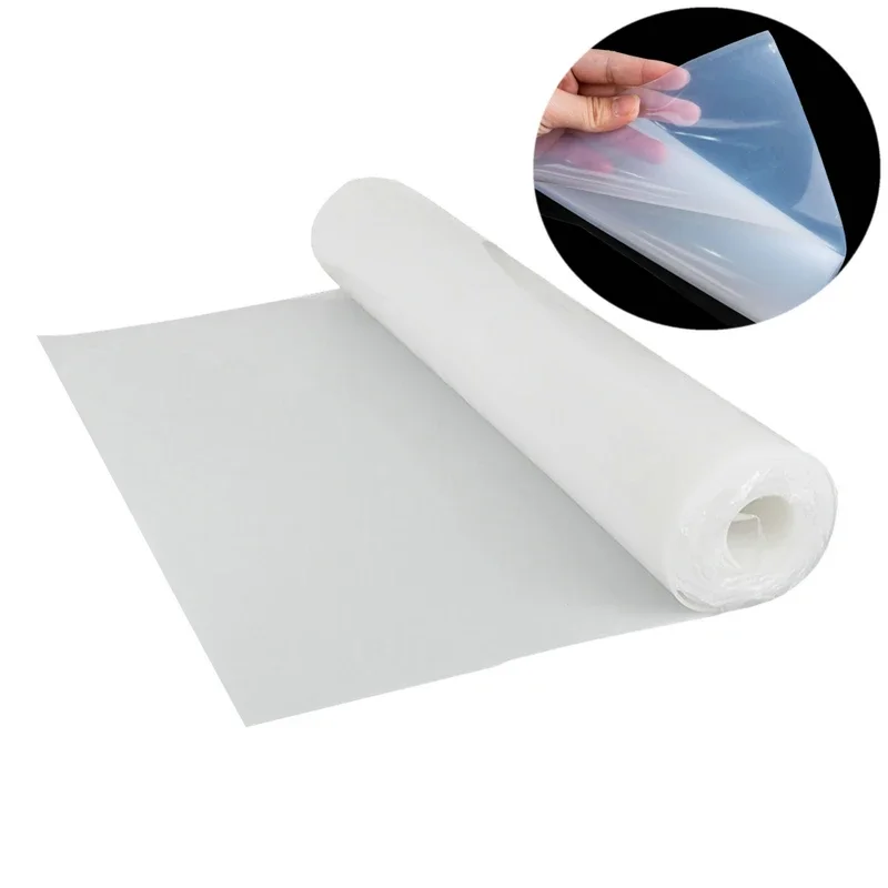 500X500MM White Silicone Rubber Sheet 1/2/3/4/5MM Translucent Plate Mat High Temperature Resistance Rubber Pad