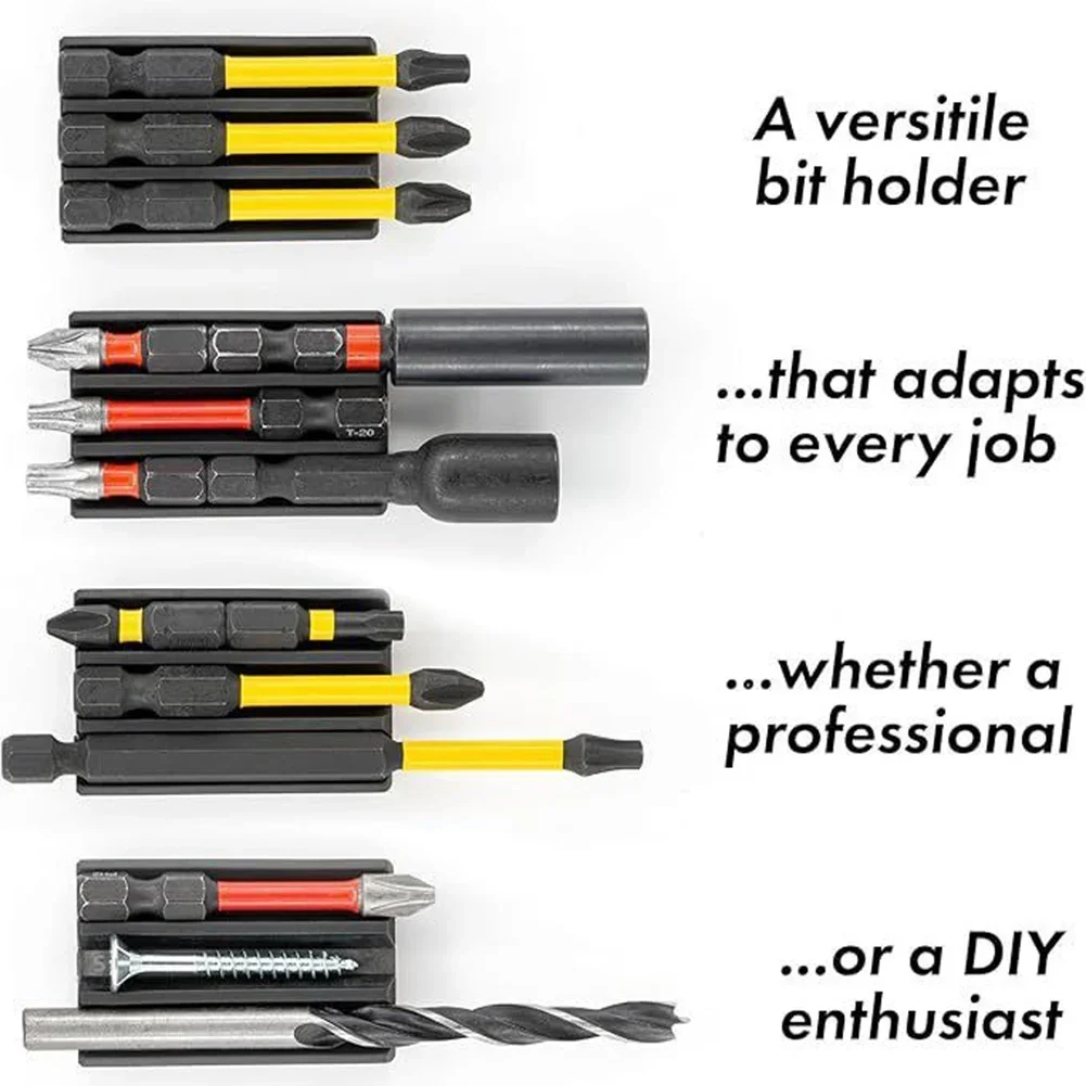 

25mm,50mm,65mm Magnetic Bit Holder Drill Bit Organizer Convenient Bit Management Portable Bit Holder For Drills