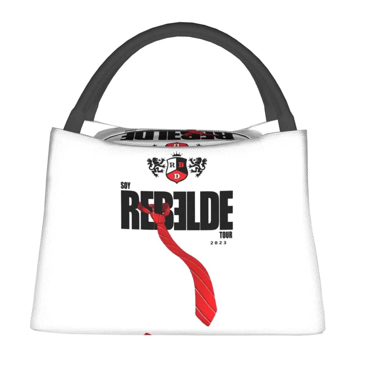 

Мексиканская термоизолированная сумка для обедов RBD Rebelde для женщин и детей, герметичные контейнеры для еды, термосумка для обедов