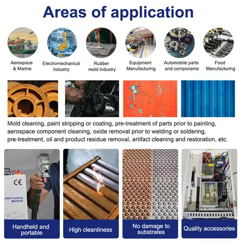 3000W laserrengöringsmaskin fiberlaser industriell rostborttagningsrengöring metalloljefärg laserrengöring 1500W/2000W/3000W 6 best sales laserrengöring 2000w - №6