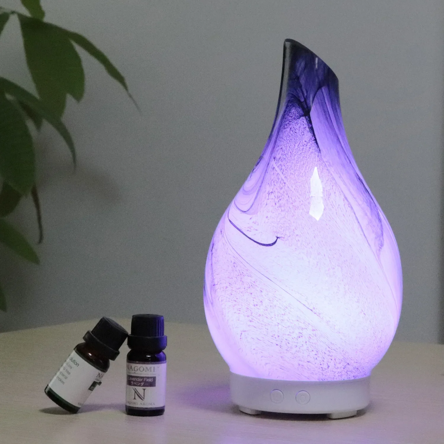 New Glass Craft 100ml Aromatherapy Machine USB Humidifier Atomizer Home Bedroom Living Room Ultrasonic Silent Humidifier