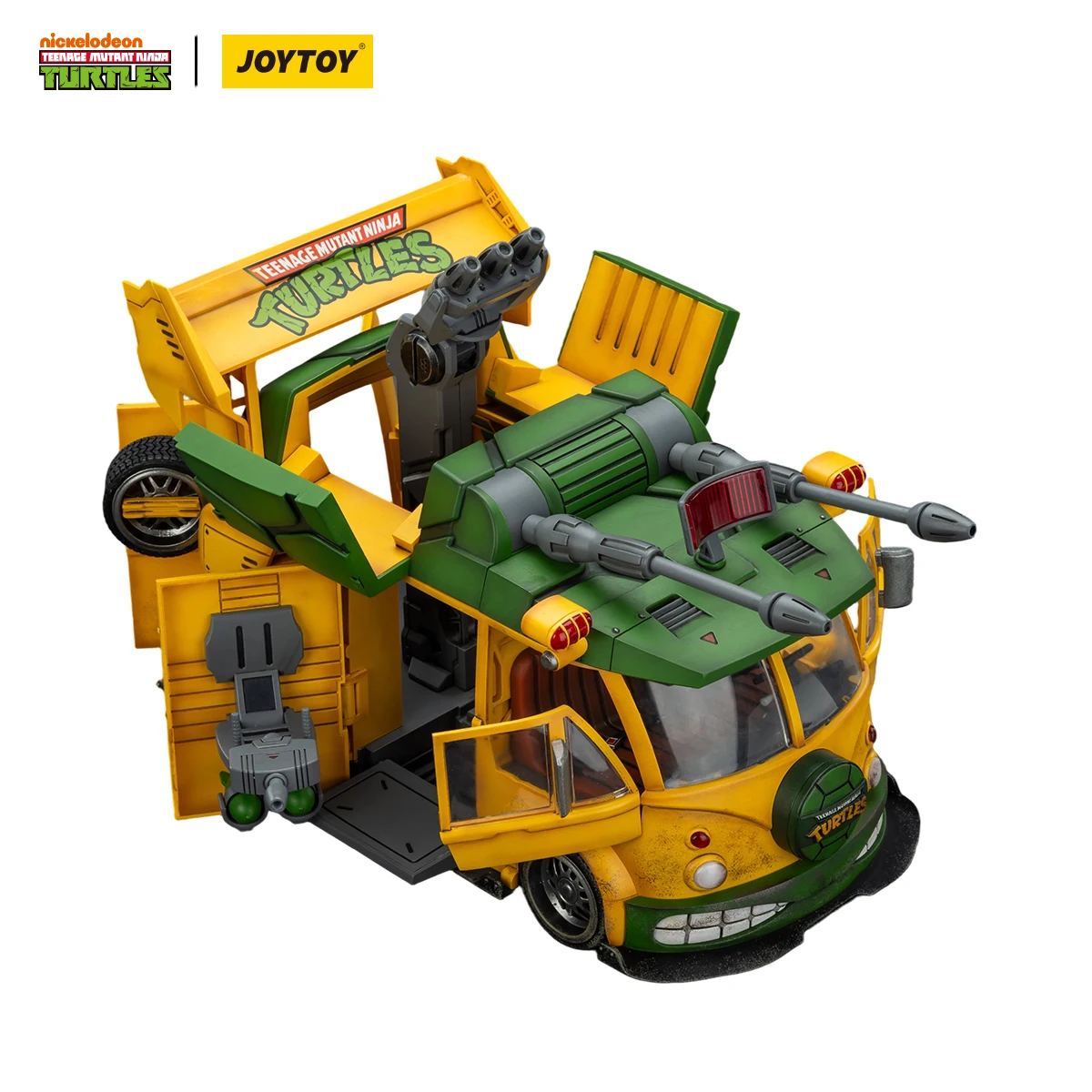 [Pre Order] JOYTOY 1/18 Action Figure TMNT Turtle Van & TMNT Roadkill Rodney ABC Anime Model Toy