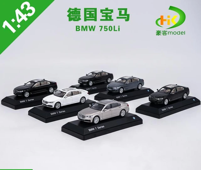 Diecast 1:43Scale German BMW New 7 Series Classic Gray Coupe Alloy Car  Model Collectible Display Souvenir Gift Toys