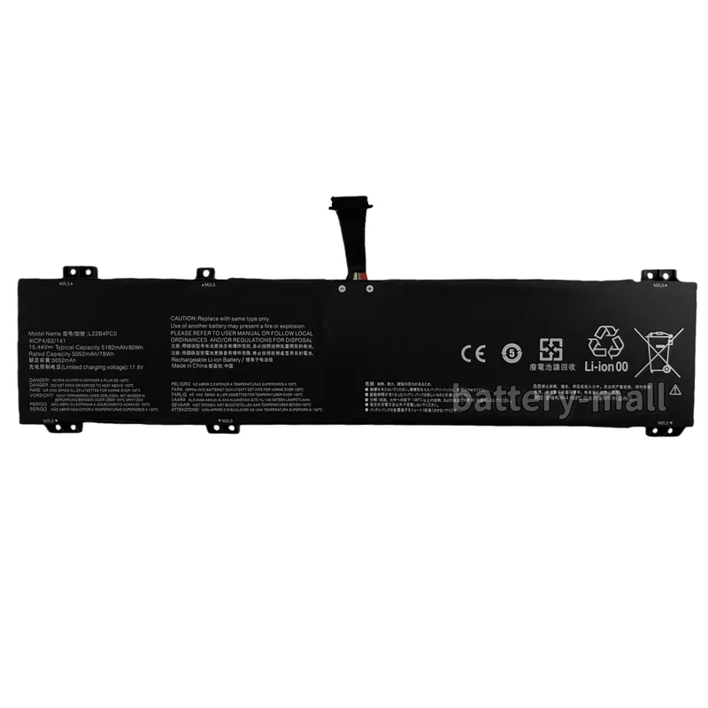 Brand new original equipment manufacturer 80Wh L22B4PC0 L22C4PC0 L22D4PC0 Battery Applicable to Lenovo Legion Pro 5-16ARX8
