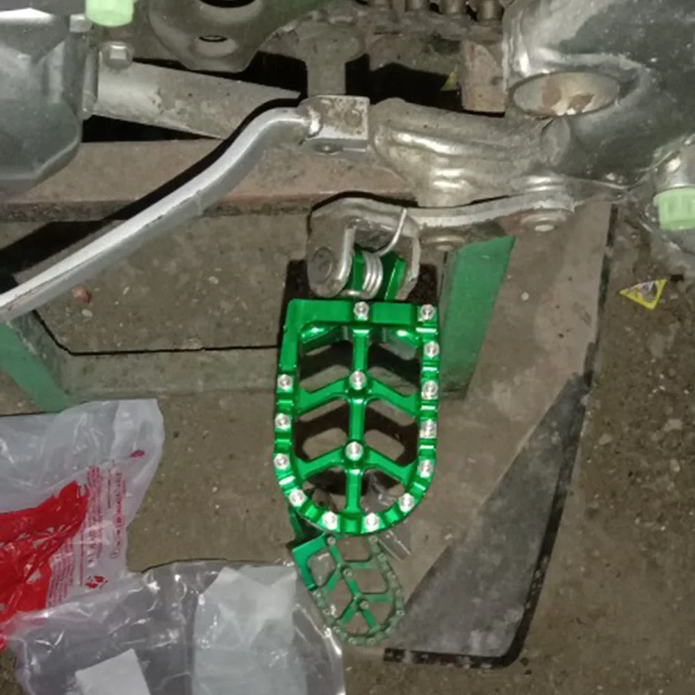 Für Kawasaki KLX230 KLX230R KLX230S KLX230SM KLX 230 R S SM 230R 230S 230SM Zubehör Fußstützen Fußrasten Pedale – Detail 4