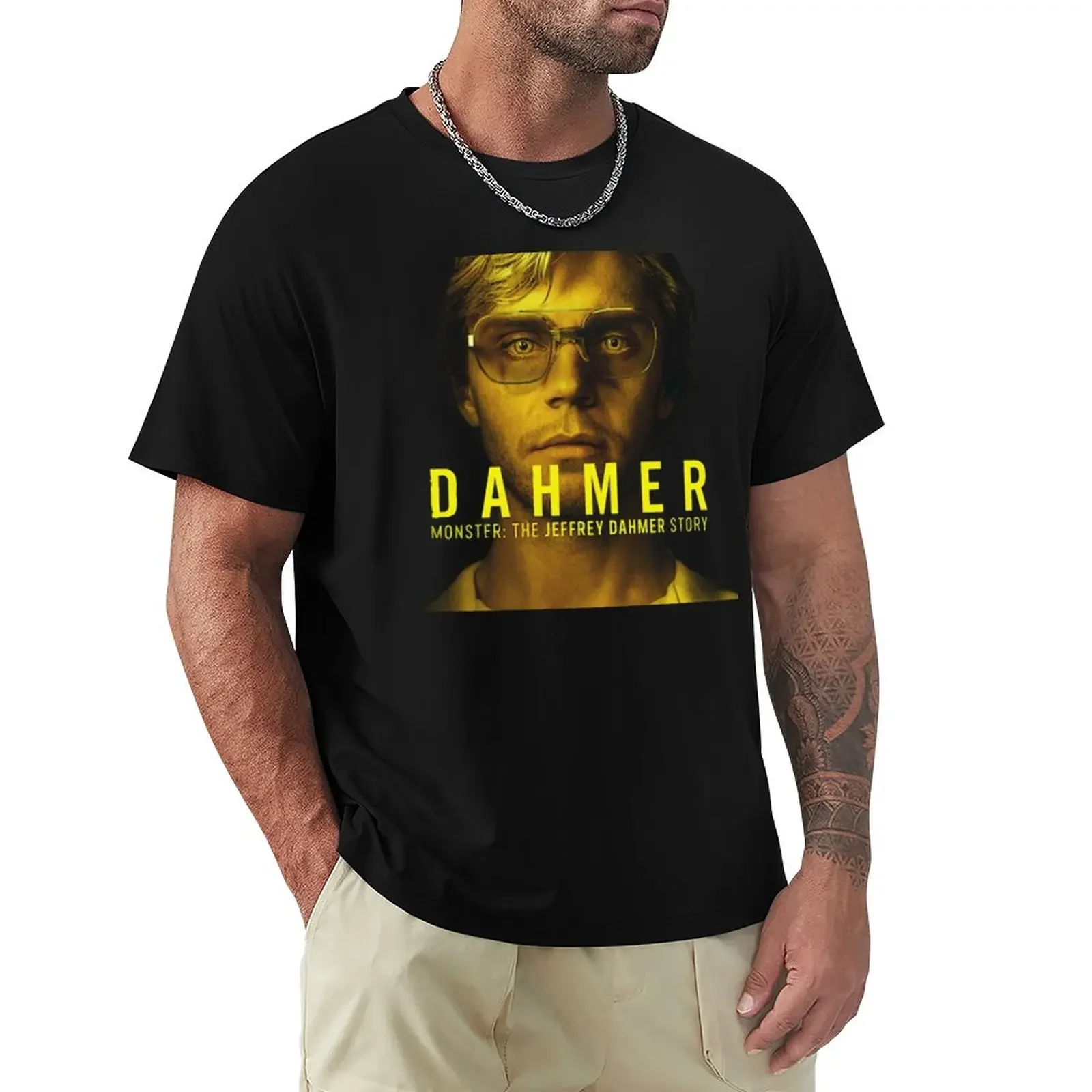 Jeffrey Dahmer T-Shirt oversized graphics men graphic t shirts for a boy sweat cute tops oversized men workout shirt