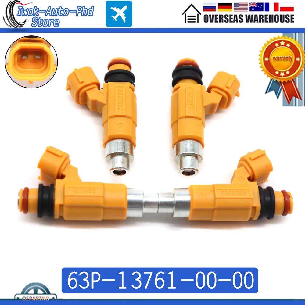 63P-13761-00-00 High Quality Car Fuel Injector Nozzle For Yamaha F150 Outboard 2004-2013 63P137610000 63P 13761 00 00