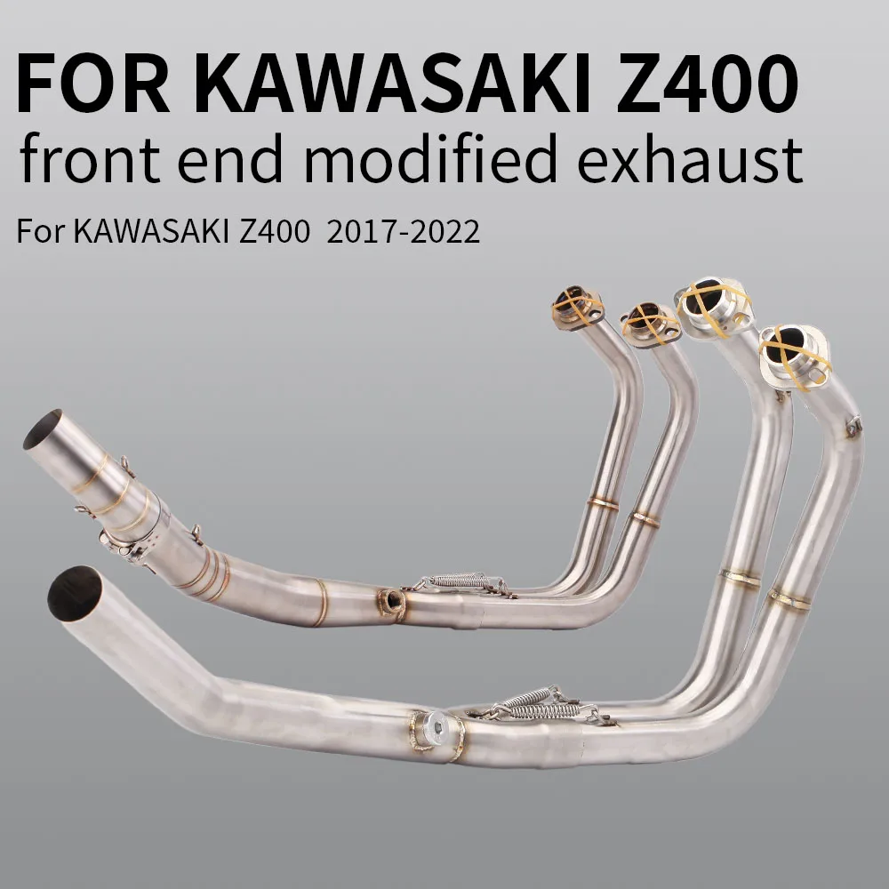 

For Ninja400 z400 Full System 51mm Motorcycle Midlle Front Link Pipe Slip-on Exhaust Ninja z 400