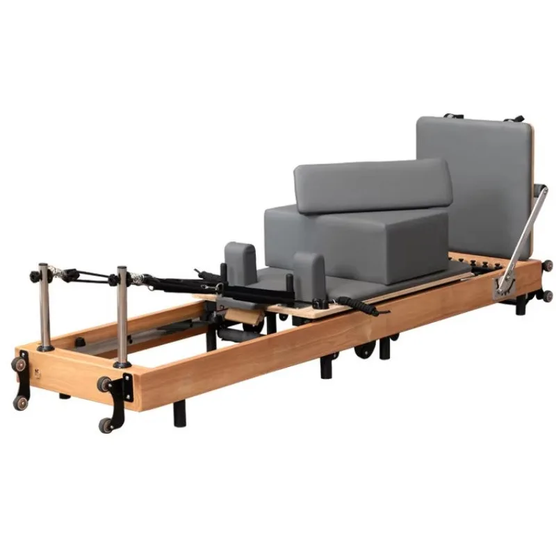 

YTYIN Indoor Commercial Pilates Bed Oak Maple Pilates Machine Custom Foldable Pilates Reformer