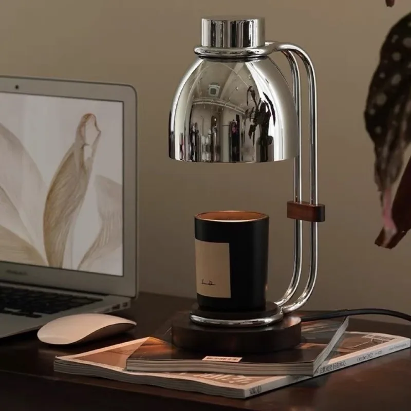 Wax lamp timing medieval wrought iron candle melting bedroom aromatherapy lamp