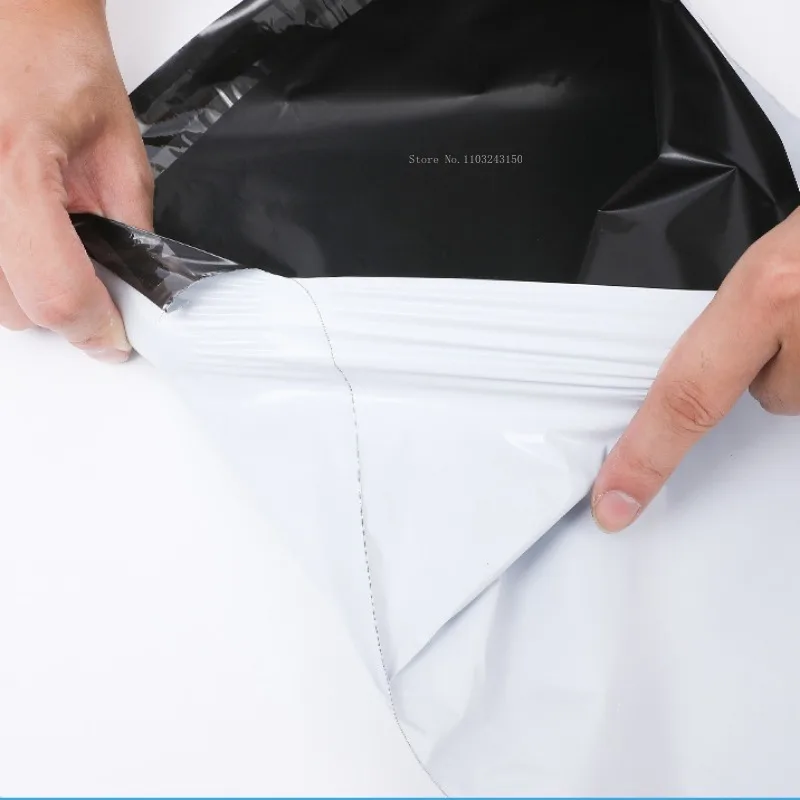 5pcs Thickened White  Post Bag Mailing Packing Bags  Plastic High Quality PE Envelope Waterproof Mail Bags  Postage Envelope