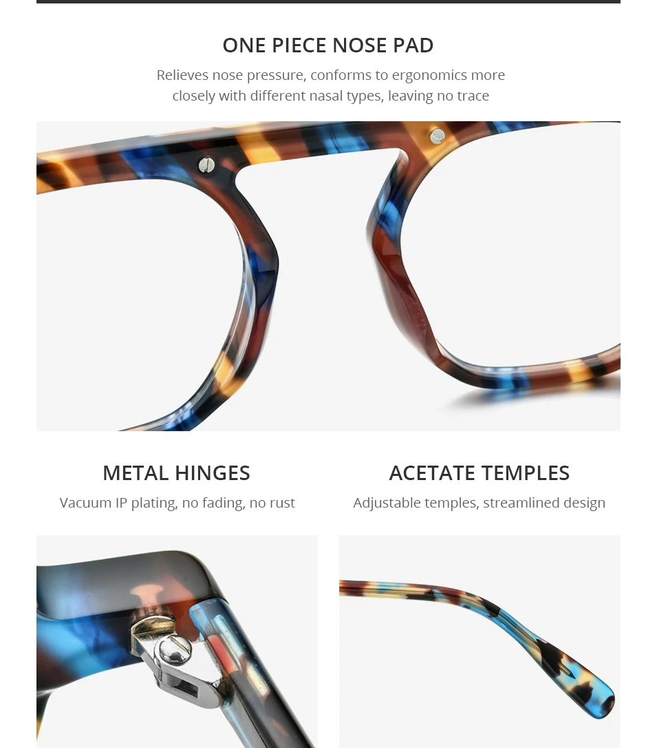 HEPIDEM Acetat Brille Rahmen Männer Marke Designer Retro quadratische Nerd Brillen japanische handgemachte Brille Vintage Brillen 9214 – Detail 13