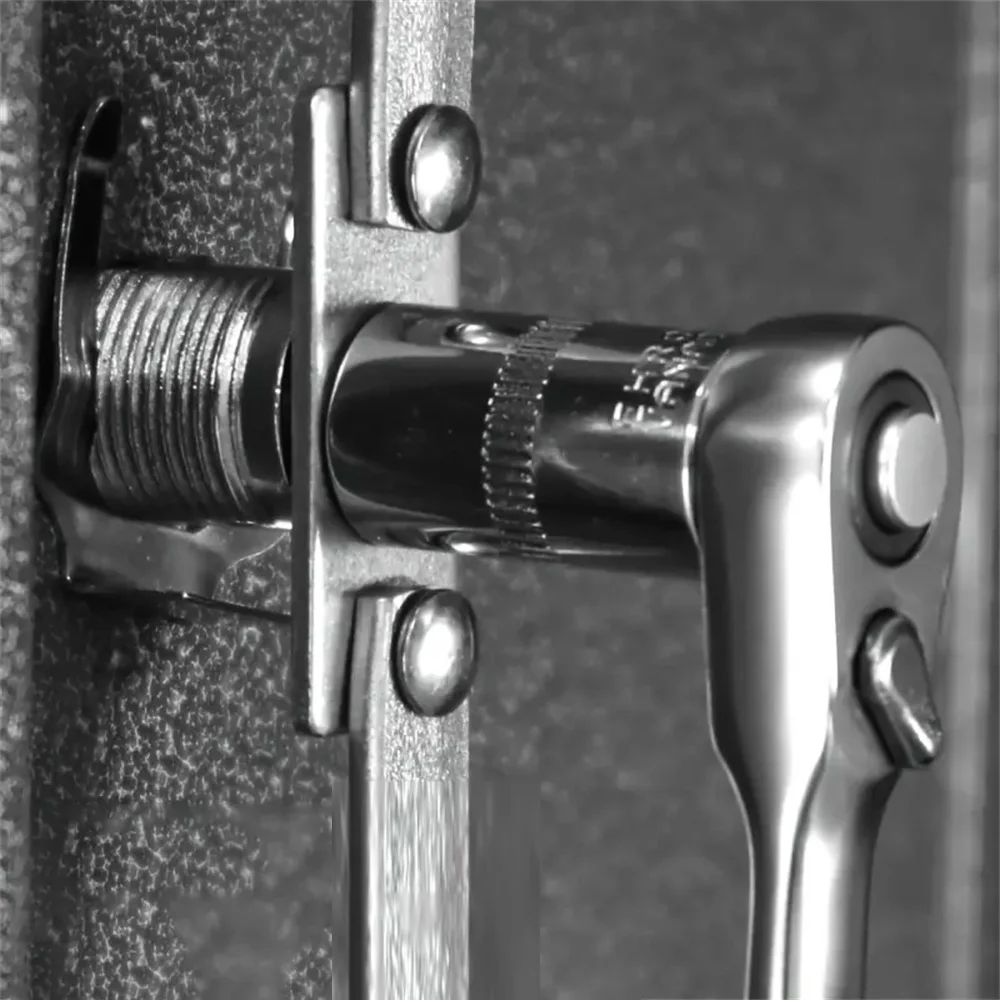 Quick Ratchet Wrench, Ratchet 72-Tooth Ratchet Screwdriver, 1/4 inch Drive Micro Ratcheting Bit Driver Wrench for Tight Spaces view 5