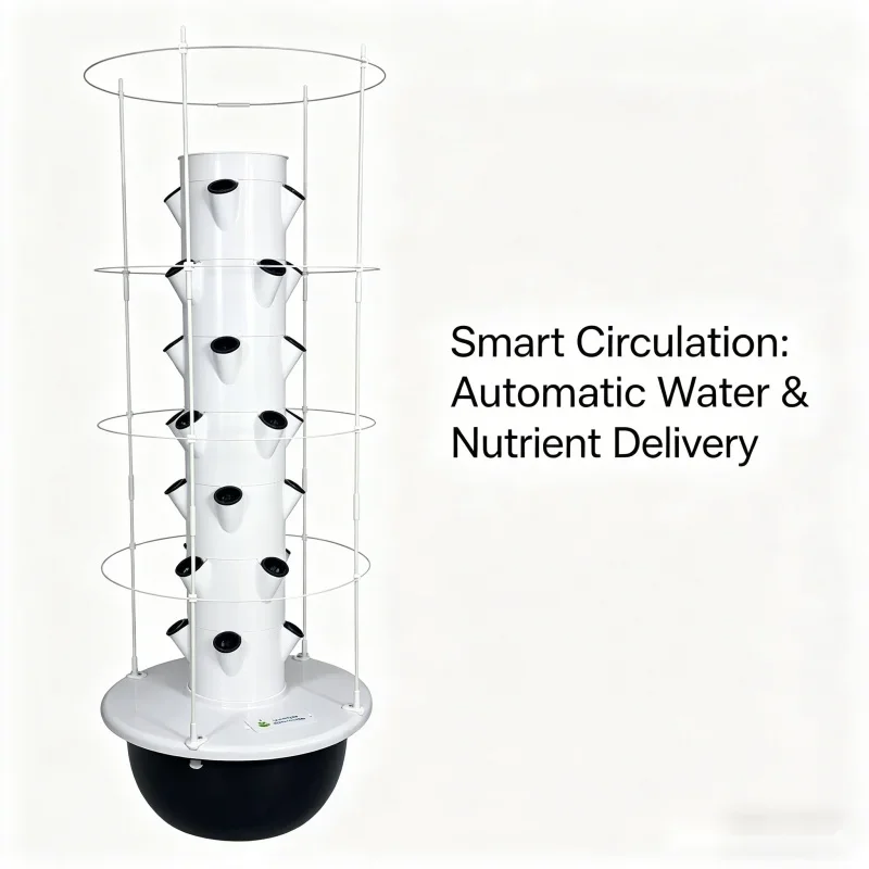 9層式水耕栽培タワー型室内野菜プランター、トレリス付きスマー - Smart Garden Trellis のレビューと価格