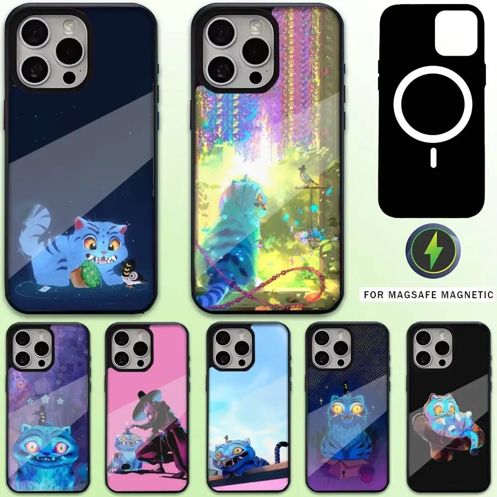 

KPop D-Demon Tiger Phone Case For iPhone17,16,15,14,13,12,11 Plus,Pro Max Magnetic Magsafe Wireless Charging