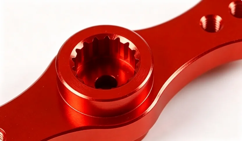 CNC Machining Aluminum Alloy Symmetrical Steering Servo Arm For 1/5 ROFUN HPI BAJA 5B 5T 5SC 17T/15T
