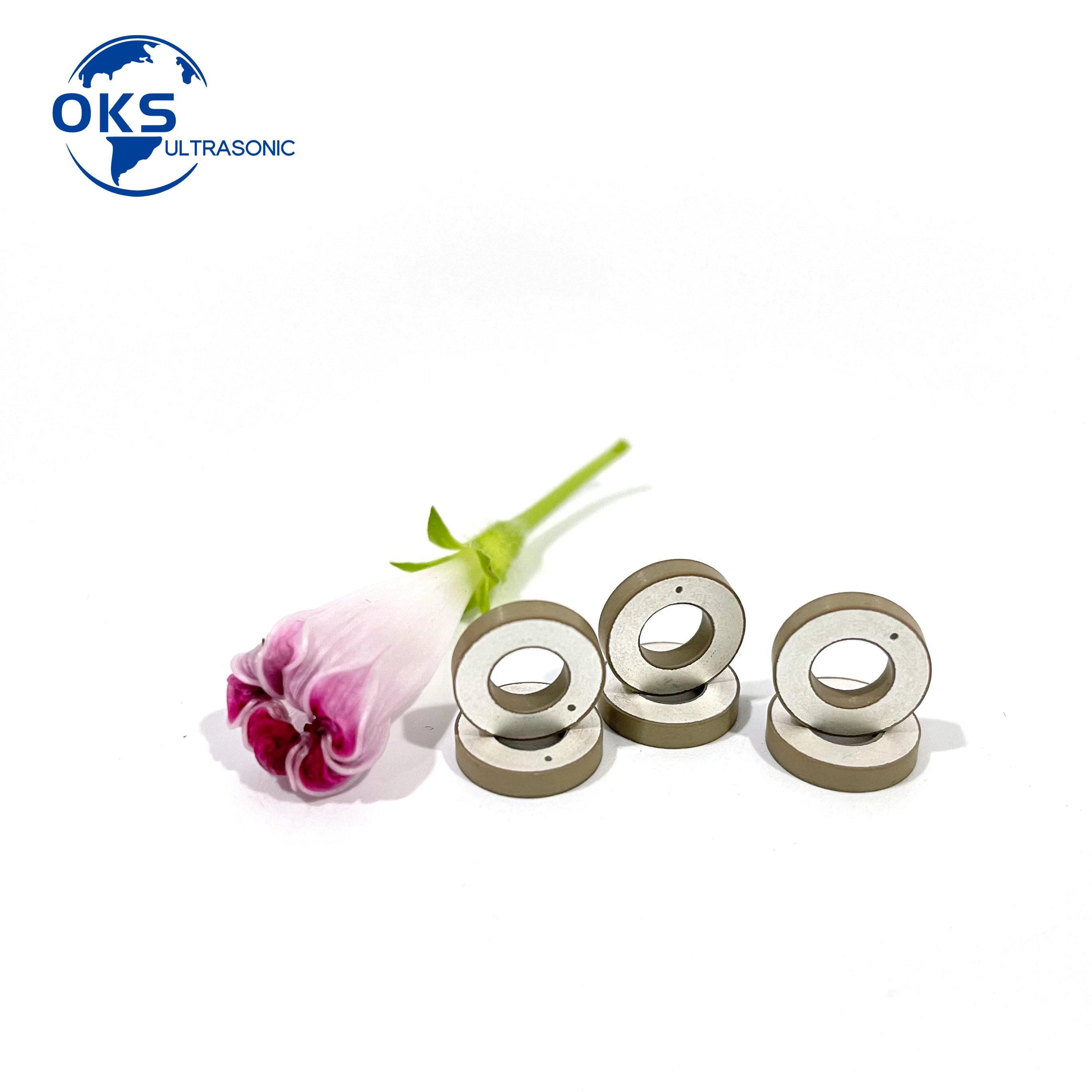 50PCS/Lot 12 x 4.5 x 2 mm  P8  Ring  Piezoelectric Ceramic