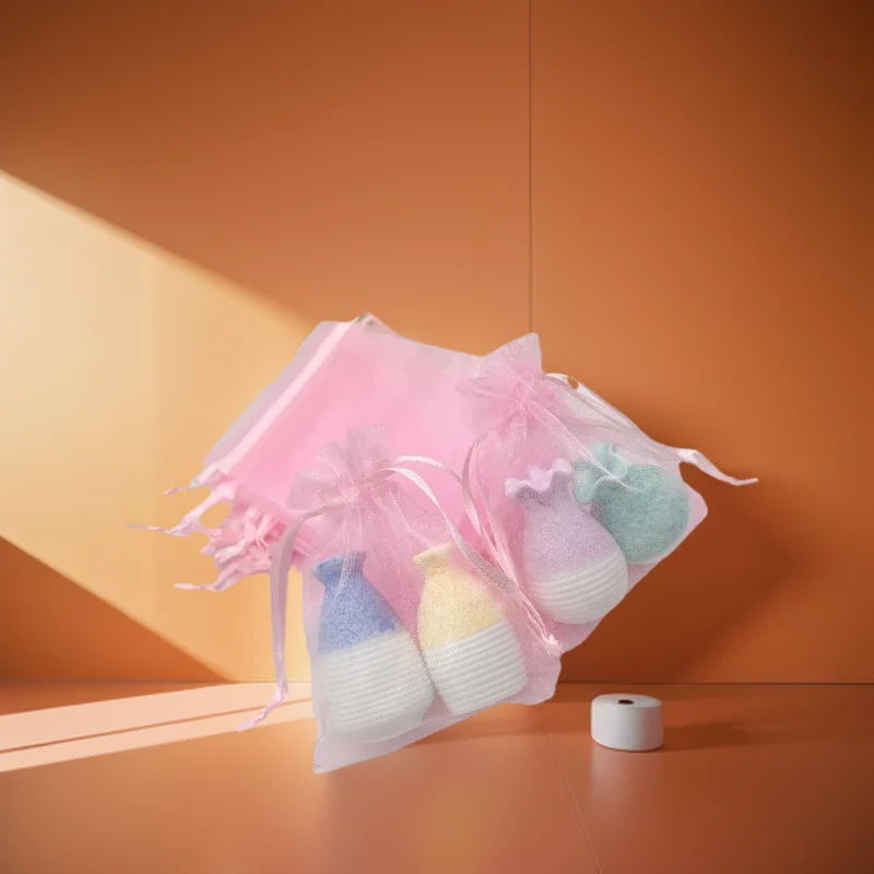 

1000pcs Light Pink Organza Gift Bag with Drawstring for Wedding Party Favors and Luxury Jewelry Packaging Sachet Pouches Display