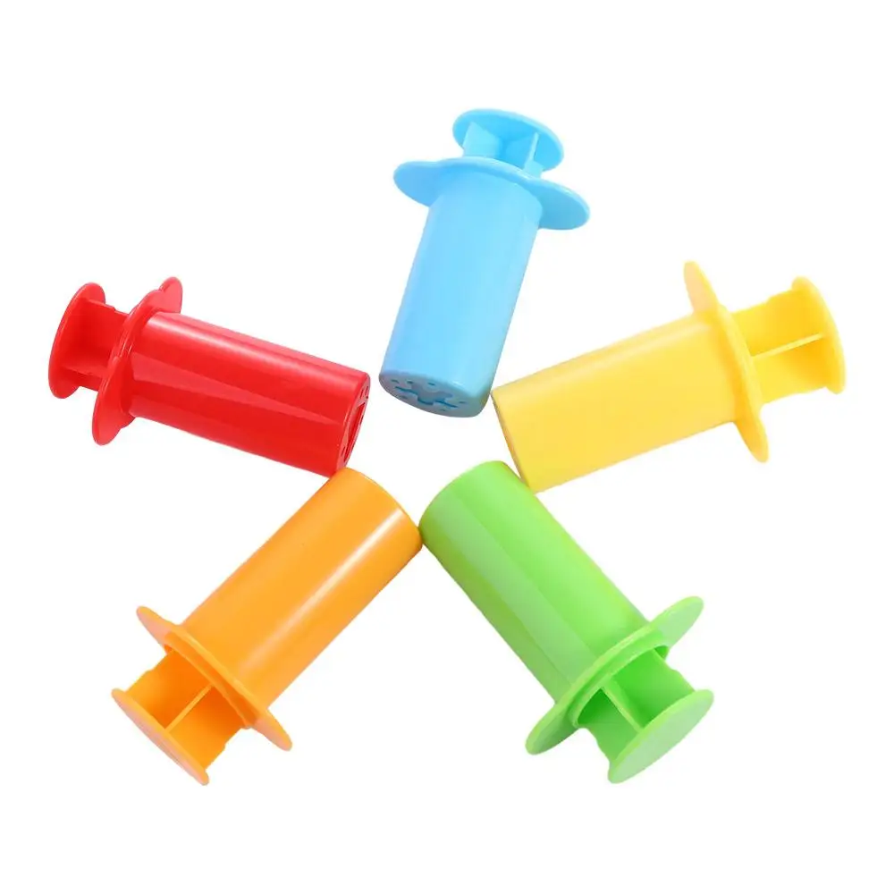 Ensemble d'extrudeuses de pâte en argile, accessoires de jouets, 5 outils d'extrudeuse, jouets de bricolage, ensemble d'extrudeuses de pâte intelligentes, accessoires de documents aléatoires, 5 pièces par ensemble