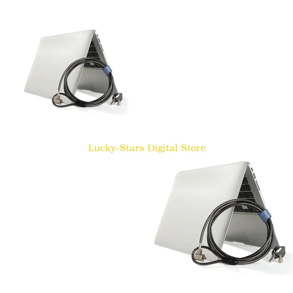 

T3EE Прочный металлический противоугонный замок для ноутбука Кабельный замок для ноутбука с отверстиями 6x2,5 мм