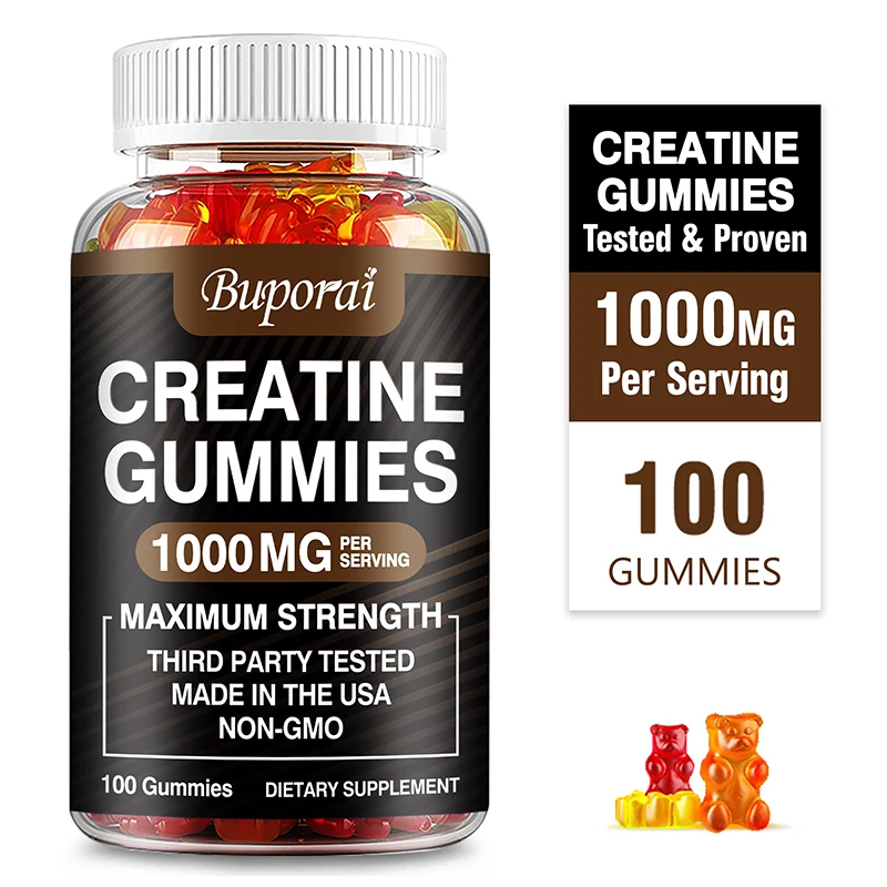 Creatine Monohydrate Gummies - Boost Energy, Build Muscle Mass, and Improve Athletic Performance