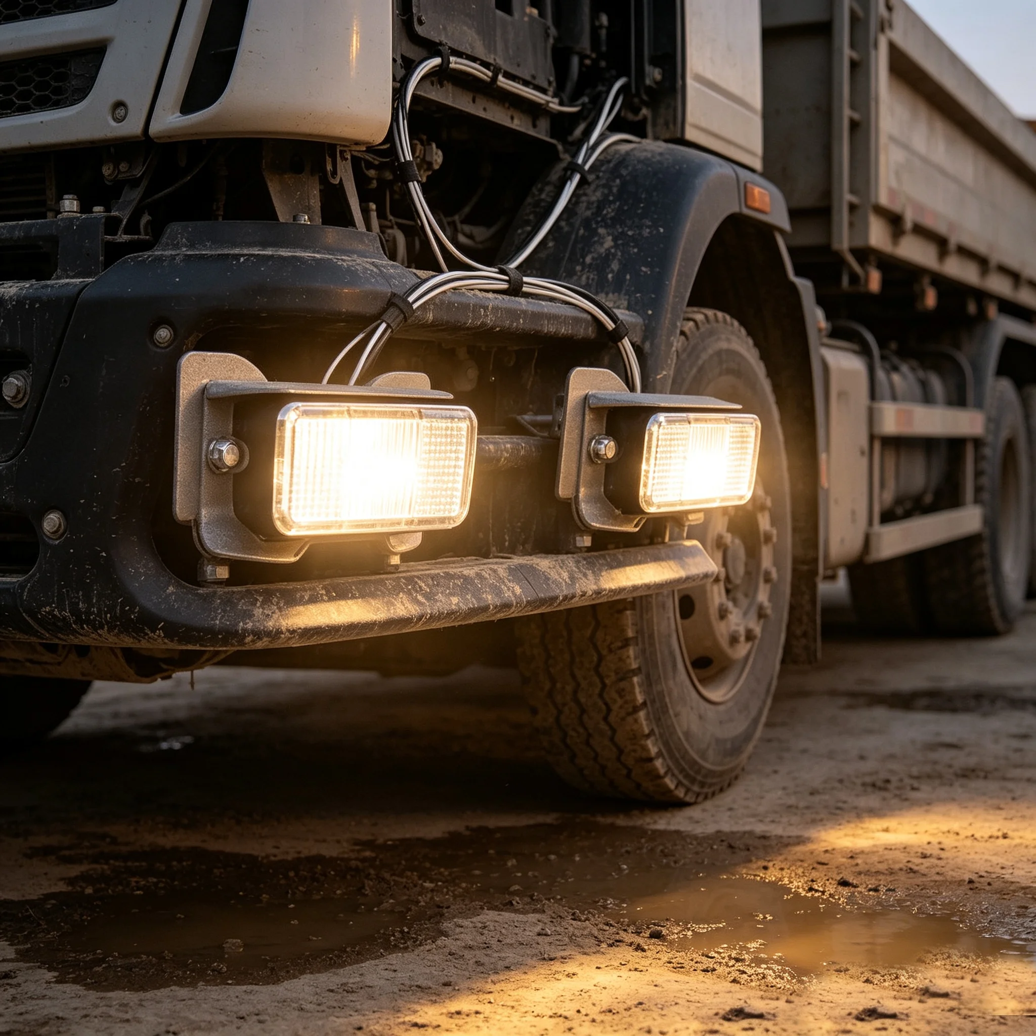 RC 1/14 LESU LED Spotlight Warning Light for Tamiya Hydraulic Excavator Loader Dump Truck for VOLVO Trailer Tipper DIY Parts